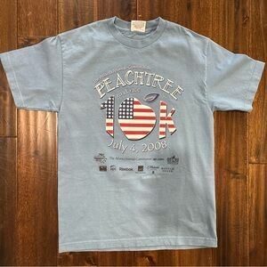 Reebok Light Blue Peachtree 10K T-Shirt